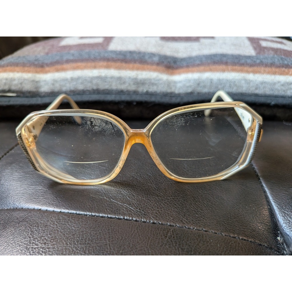 Vintage Silhouette M1255 /20 C2084 White Oversized Eyeglasses Frames 56-12-130mm